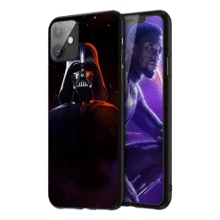 COQUE STAR WARS IPHONE VADOR ROUGE ET BLEU