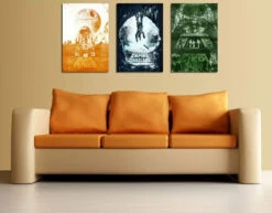 CADRE STAR WARS TRIPTYQUE R2D2