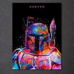 TABLEAU STAR WARS BOBA FETT (POP ART)
