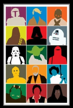 TOILE STAR WARS PERSONNAGES