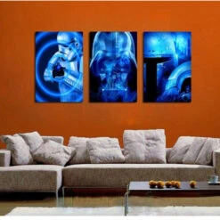 TOILE STAR WARS MULTI PANNEAUX