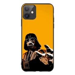 COQUE STAR WARS IPHONE DARK VADOR (JAUNE)