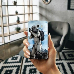COQUE STAR WARS SAMSUNG STORMTROOPER (BATAILLE)