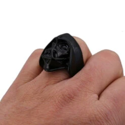 BAGUE STAR WARS (NOIRE) DARK VADOR -Jedi Power Promos Boutique bague dark main