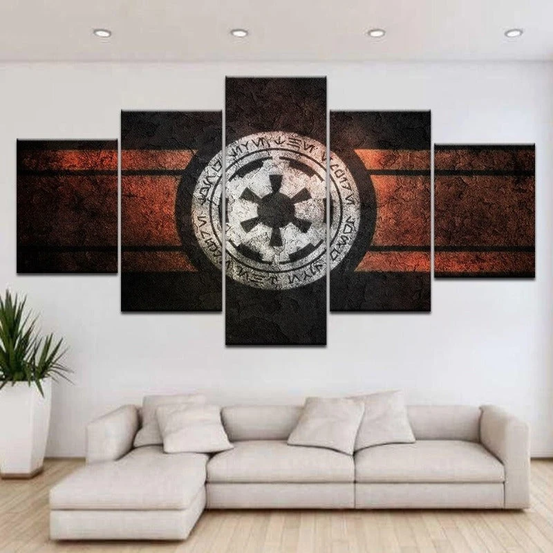 TABLEAU STAR WARSEMBLÈME EMPIRE GALACTIQUE 2 TABLEAU STAR WARSEMBLÈME EMPIRE GALACTIQUE – Image 2