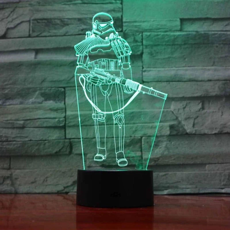 LAMPE STAR WARSSOLDAT STORMTROOPER 2 LAMPE STAR WARSSOLDAT STORMTROOPER – Image 2
