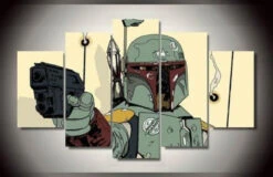 TABLEAU STAR WARSDESSIN DE BOBA FETT