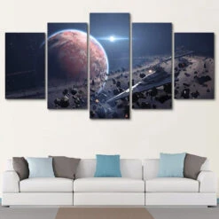 TABLEAU STAR WARS MORCEAU DE VAISSEAU (DESTROYER)