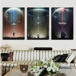 TABLEAU STAR WARS3 PIÈCES