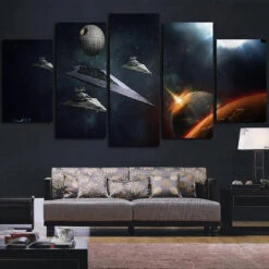 TABLEAU STAR WARS FLOTTE DESTROYERS