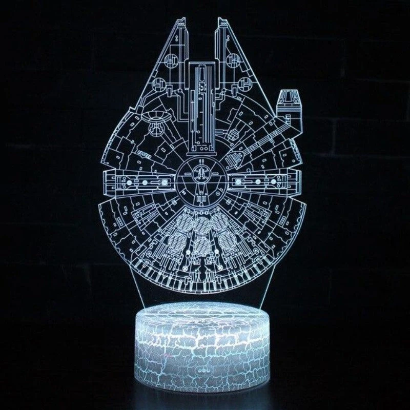 LAMPE STAR WARSPLAN DU FAUCON 1 LAMPE STAR WARSPLAN DU FAUCON