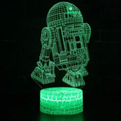 LAMPE STAR WARSR2D2 DE COTE