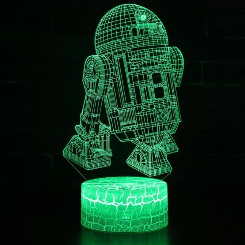 LAMPE STAR WARSR2D2 DE COTE 1 LAMPE STAR WARSR2D2 DE COTE