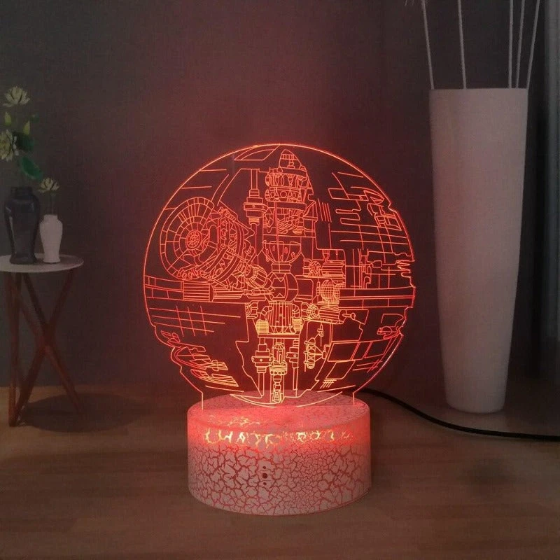 LAMPE STAR WARSPLAN ETOILE DE LA MORT 1 LAMPE STAR WARSPLAN ETOILE DE LA MORT