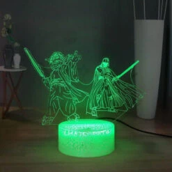 LAMPE STAR WARSMAÎTRE YODA VS DARK VADOR