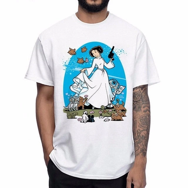 T-SHIRT STAR WARS LEIA POUR ENFANT 1 T-SHIRT STAR WARS LEIA POUR ENFANT