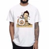 T-SHIRT STAR WARS DESSIN BB-8 Et Rey