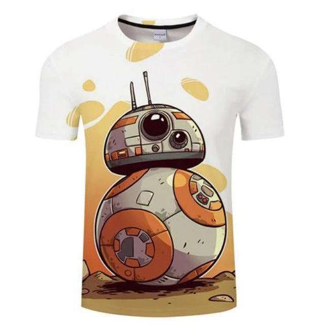 T-SHIRT STAR WARS DESSIN BB-8 1 T-SHIRT STAR WARS DESSIN BB-8