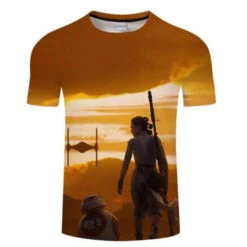 T-SHIRT STAR WARS 7 (REY)