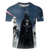 T-SHIRT STAR WARS DARK VADOR (BLEU ET NOIR)