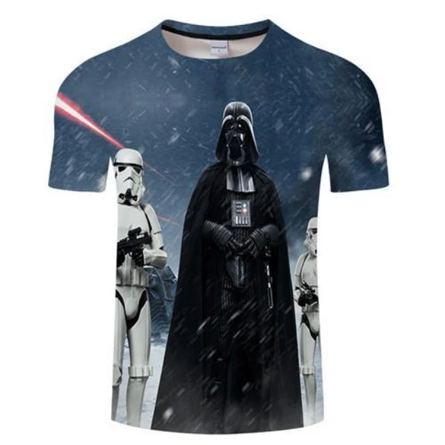T-SHIRT STAR WARS DARK VADOR (BLEU ET NOIR) 1 T-SHIRT STAR WARS DARK VADOR (BLEU ET NOIR)