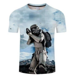 T-SHIRT STAR WARS STORMTROOPER COULEUR BLEU