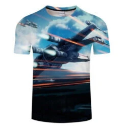 T-SHIRT STAR WARS X WING (COMBAT)
