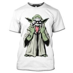 T-SHIRT STAR WARSYODA ROCKEUR