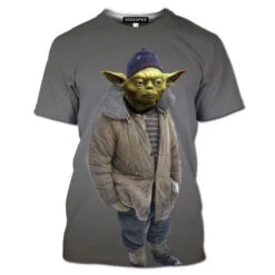 T-SHIRT STAR WARSYODA STYLE HIP HOP