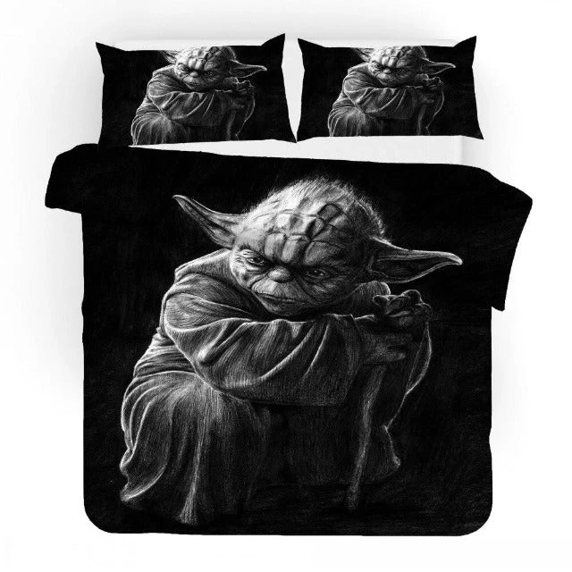 HOUSSE DE COUETTE STAR WARS YODA (200 X 200) 2 HOUSSE DE COUETTE STAR WARS YODA (200 X 200) – Image 2