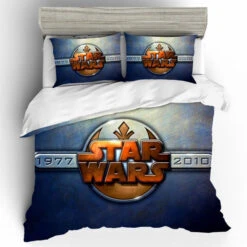 HOUSSE DE COUETTE STAR WARS LOGO IMPRIMÉ