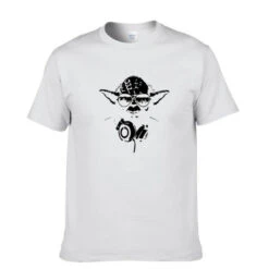 T-SHIRT STAR WARSYODA DJ NOIR ET BLANC