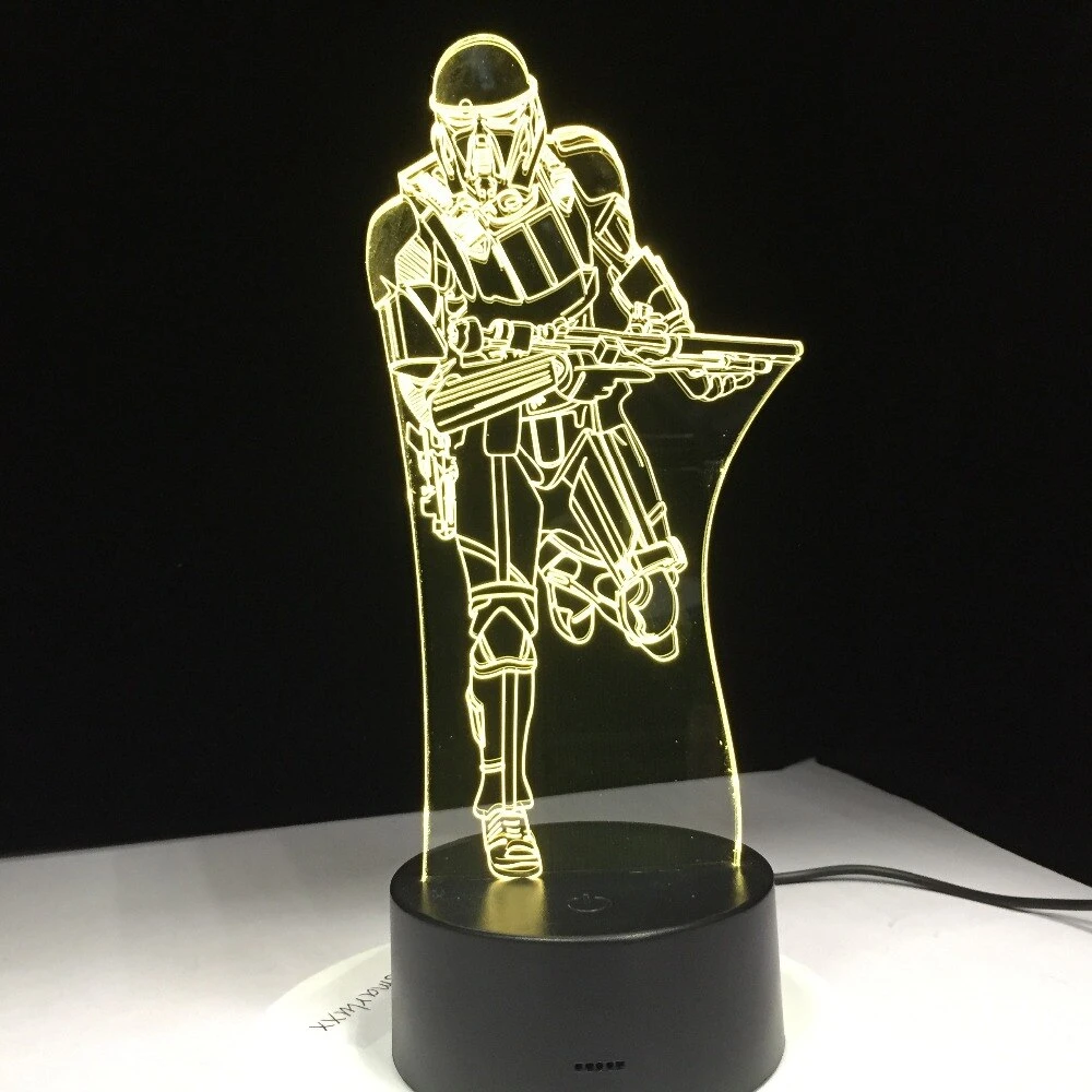 LAMPE STAR WARSSTORMTROOPER QUI COURT 2 LAMPE STAR WARSSTORMTROOPER QUI COURT â Image 2